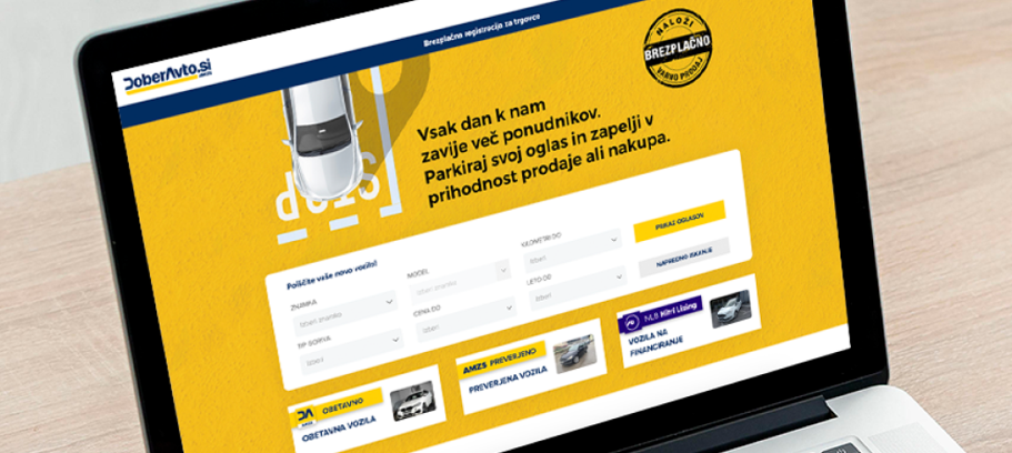 DoberAvto prikaz portala